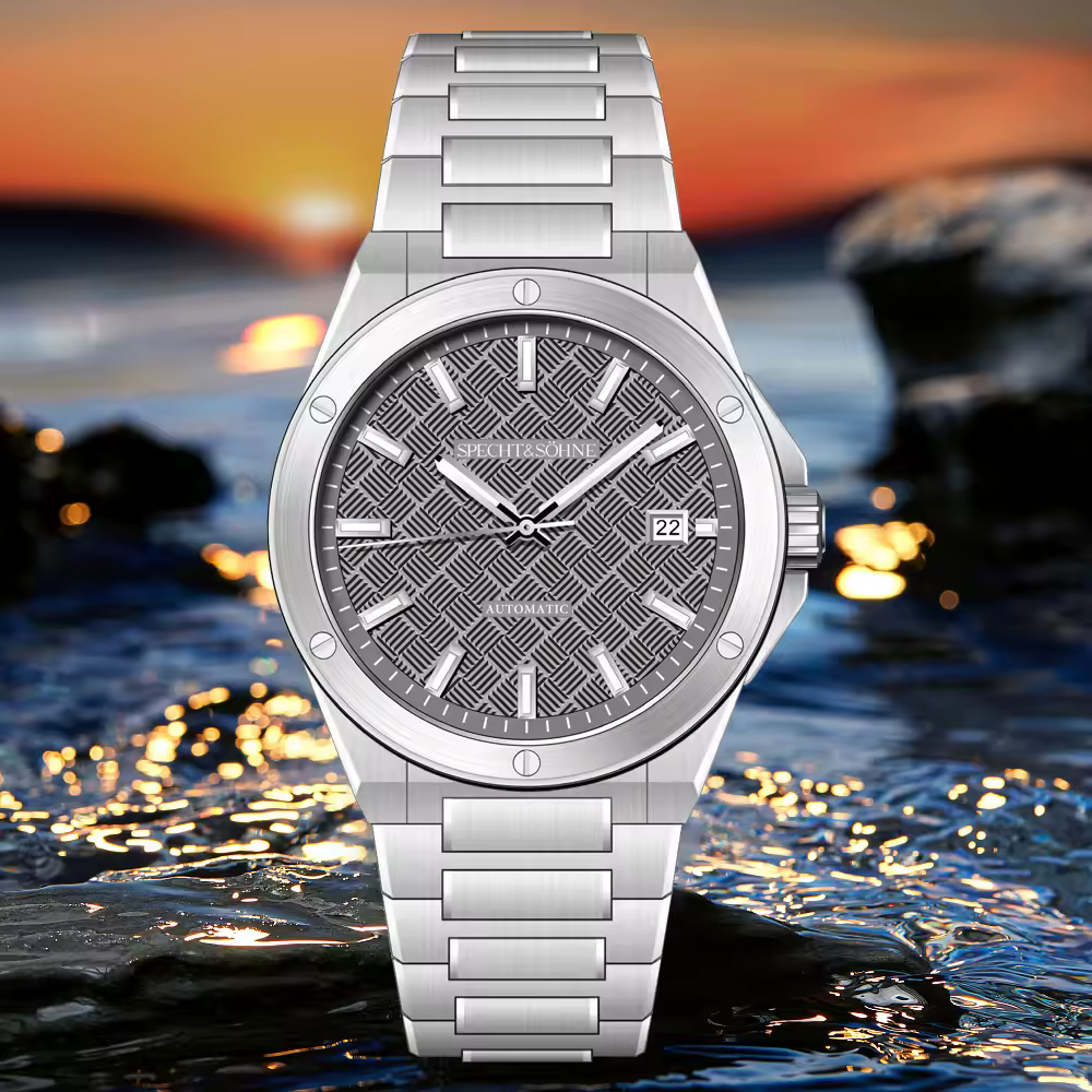 2024 novo specht & sohne masculino relógios mecânicos automáticos miyota 8215 movt relógio de aço inoxidável safira à prova dwaterproof água reloj hombre