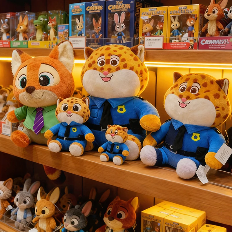 

New 2025 Disney Zootopia Plush Toy Nick Wilde Judith Laverne Hopps 50cm Decorative Figurine Couple Gift Birthday/Christmas Gift