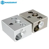 High Quality Copper Plated Heating Block High Temperature Aluminum Heater Block for Ender 3 S1 CR-10 Smart Pro 3D Printer Parts