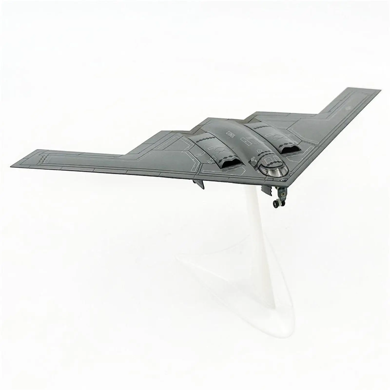 1/200 Scale B-2A Bomber Kids Toys Plane Ornament for TV Cabinet Shelf Cafe