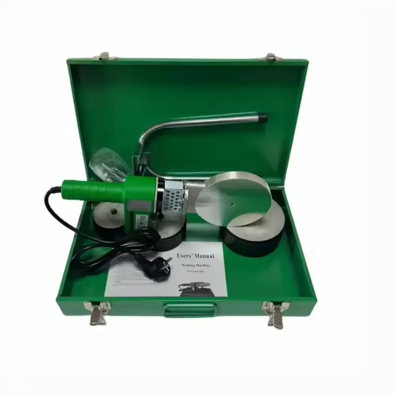 

Green New Type 75mm-110mm PPR Plastic Welding Machine Semi-Automatic Hot Melt Termofusion With 220V Heating Function