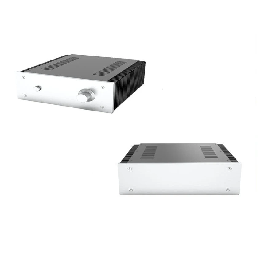 Weiliang Audio All-Aluminum Chassis  Amplifier Chassis with Dual-Side Radiators 2409