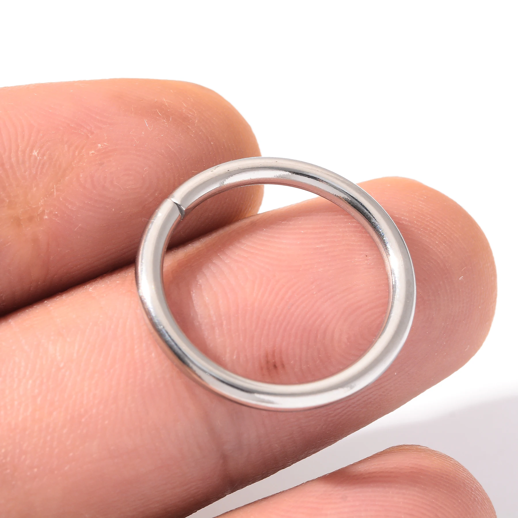50 Stück Edelstahl-Ösen, offene Ringform, Durchmesser 12 mm/20 mm, Verbindungselemente für die Herstellung von Schmuck im DIY-Stil. – Detail 8