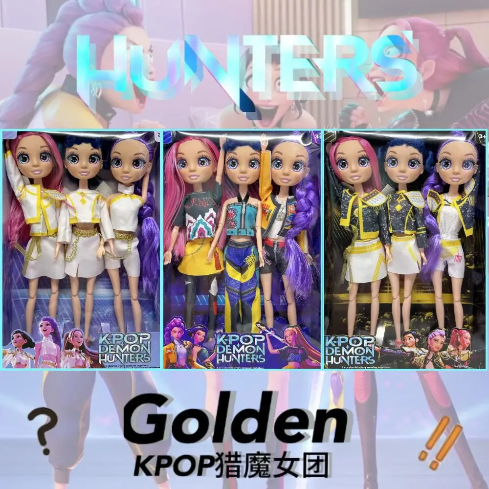 

Rumi Mira Zoey Princess DIY Dolls - HOT Kpop Demon Hunters Plastic Action Figures Toy for Girls