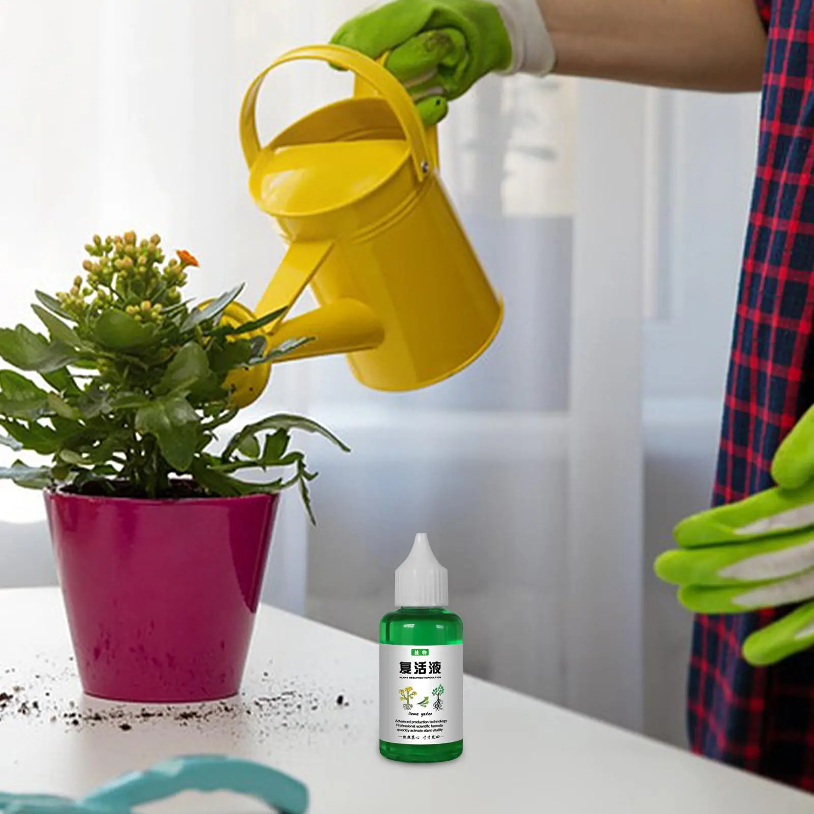 50 مللي قيامة النبات السائل زهرة الفاكهة الخضار الأسمدة المغذيات الحل الأوركيد الأسمدة يعزز صحي وقوي #1