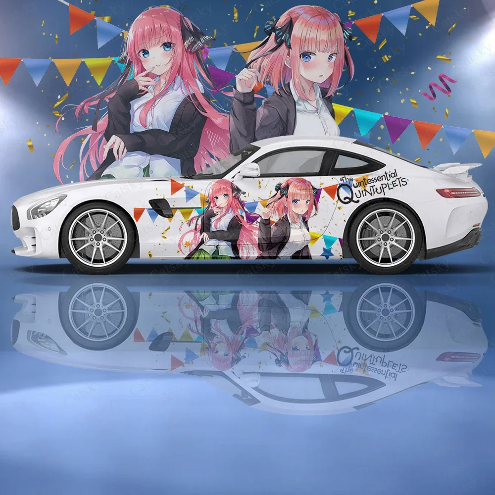 

The Quintessential Quintuplets anime Car stickers ita car tuning racing vinyl decal wrap side graphics car decal sticker