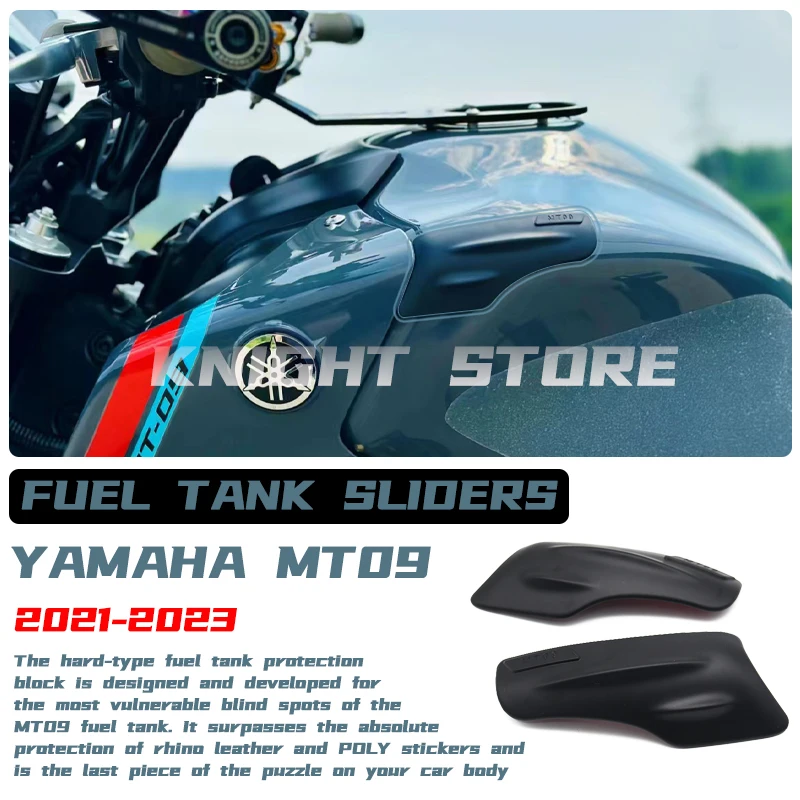 Fuel tank sticker for yamaha mt09 mt 09 2021 2022 2023 motorcycle accessories Fuel tank side corner protection cover