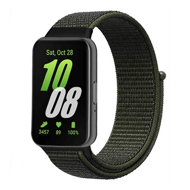 Schutzhülle + Nylonbänder für Samsung Galaxy Fit 3, Armband-Zubehör, atmungsaktives, verstellbares Ersatz-Sportarmband, Correa Galaxy Fit 3. – Detail 5