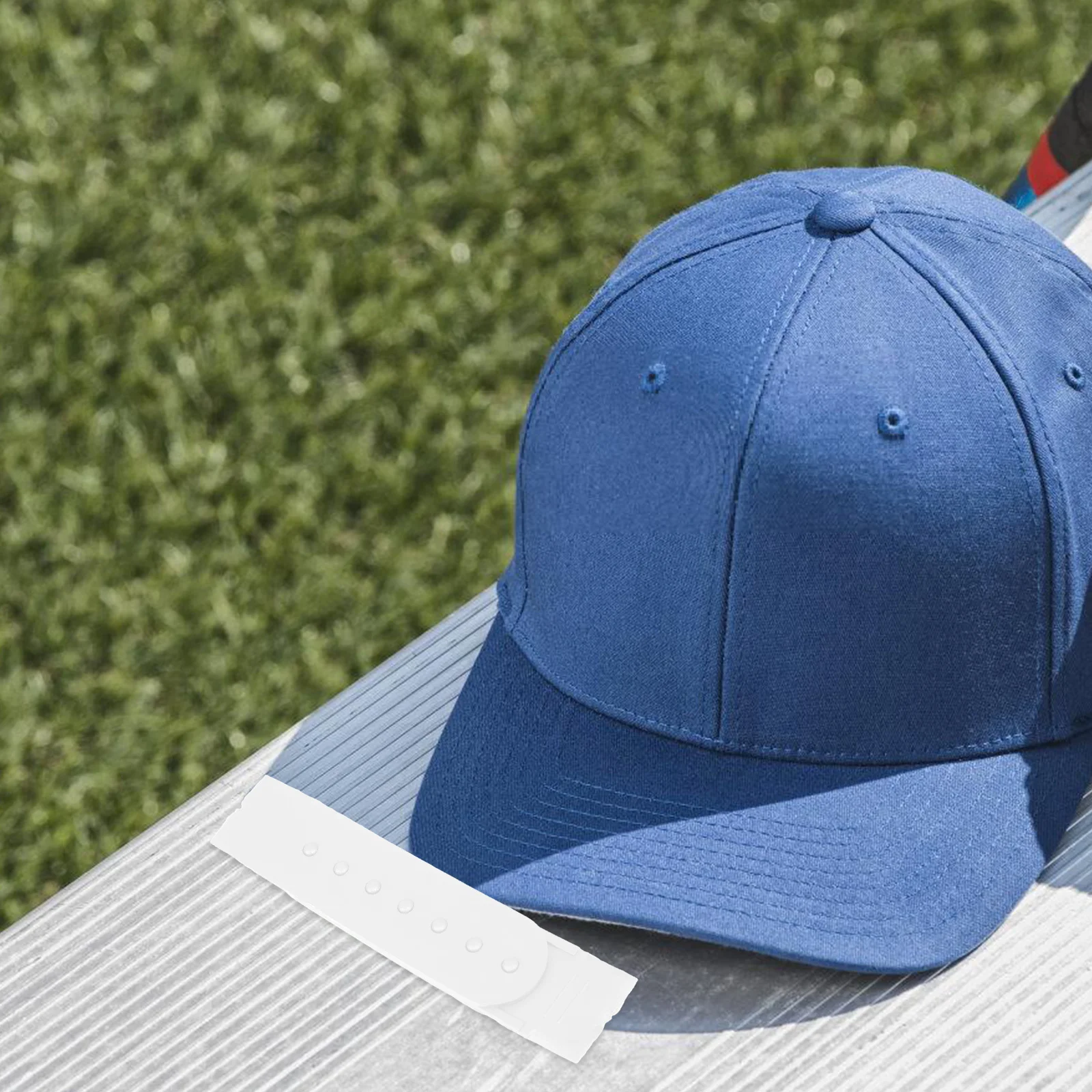 

12Pcs Snapback Buckle Strap Adjustable White Plastic 7 Holes Baseball Cap Replacement Adjustable Hat Repair Fastener