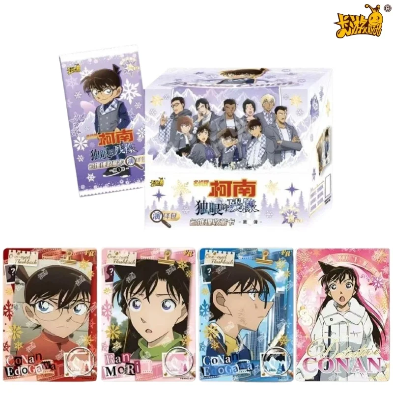 

KAYOU Detective Conan Performer Pack Vol.1 The Lone Eye's Afterimage Conan Edogawa Ran Mouri Collectible Cards Anime Merch Box