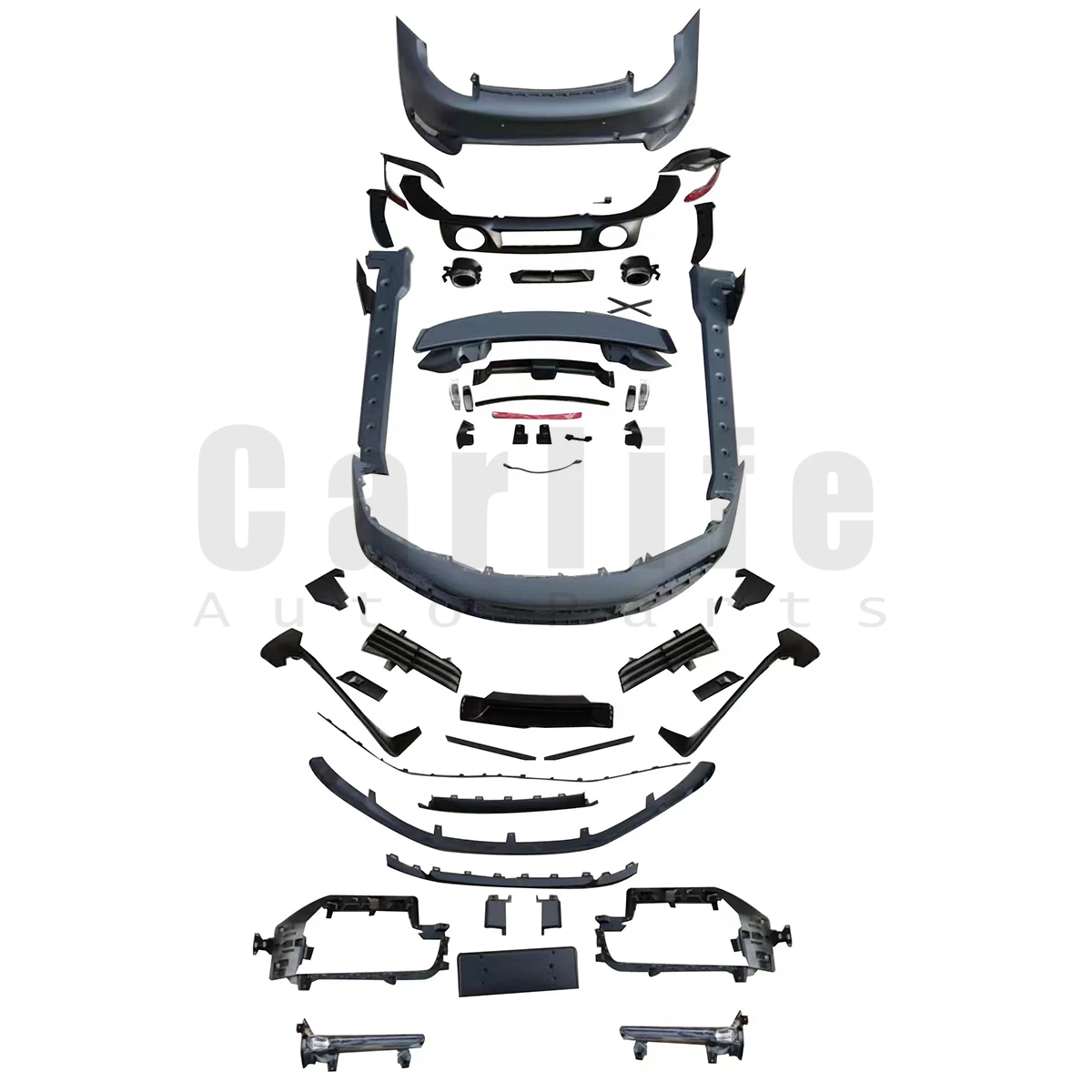 High Quality Bumpers Body Kit for Porsche Cayman 911 2019+ Upgrade to Turbos SD Model.