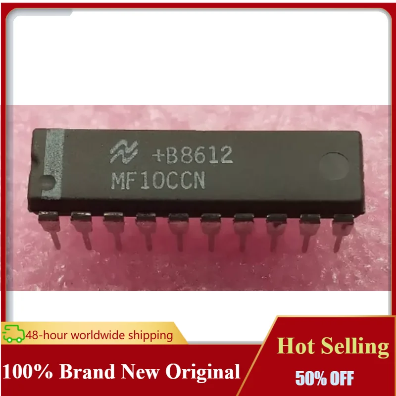 8-20PCS  MF10CCN MF10 DIP20 Monolithic Dual Switch Capacitor Filter Chip Dual in-line New Original Authentic Hot Selling