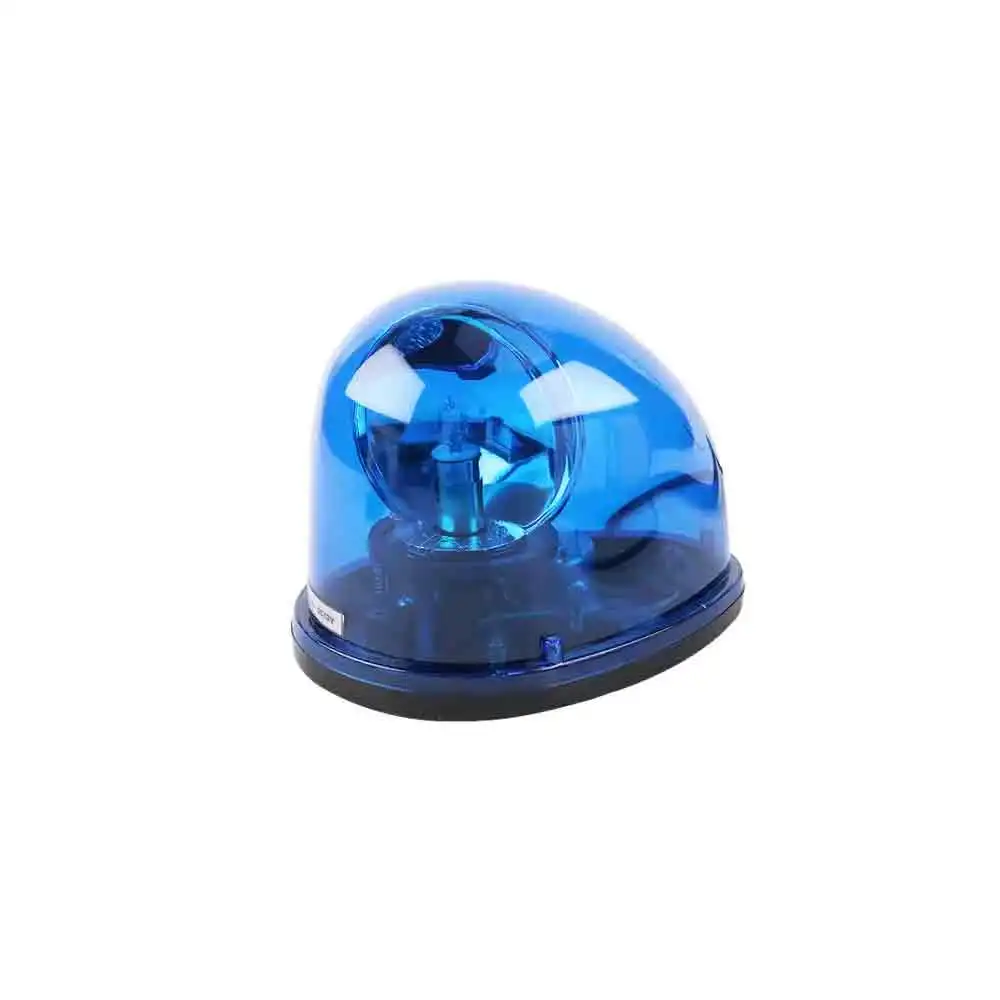12V DC Magnetic Teardrop Rotate Beacon – New Amber Emergency Warning Light for Cars, Trucks & Construction