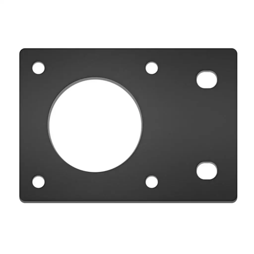 

42mm Aluminum Stepper Bracket High Strength Motor Plate Black Accessory for Nema 17 3D Printer Use