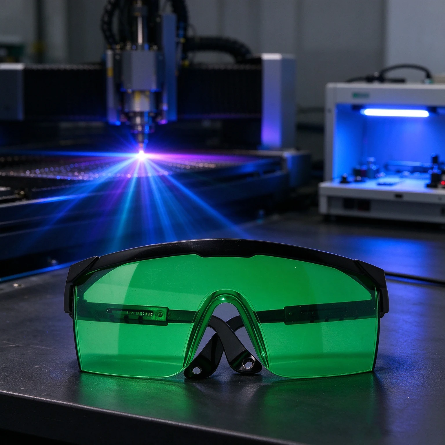 400nm-450nm Laser Safety Glasses Violet Blue Laser Goggles OD5+ Eye Protection for 405 445nm Laser Engraving UV Light