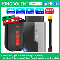 No Subscription Lifetime Update Kingbolen Ediag elite ALL Software Bi Directional 15 Reset CANFD Protoco OBD2 Scanner