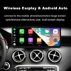 Autoradio Multimedia Stereo Player Navigation GPS Android 14 CarPlay für Benz C W204 2011-2014 NTG 4.5 System QLED Head Unit 4