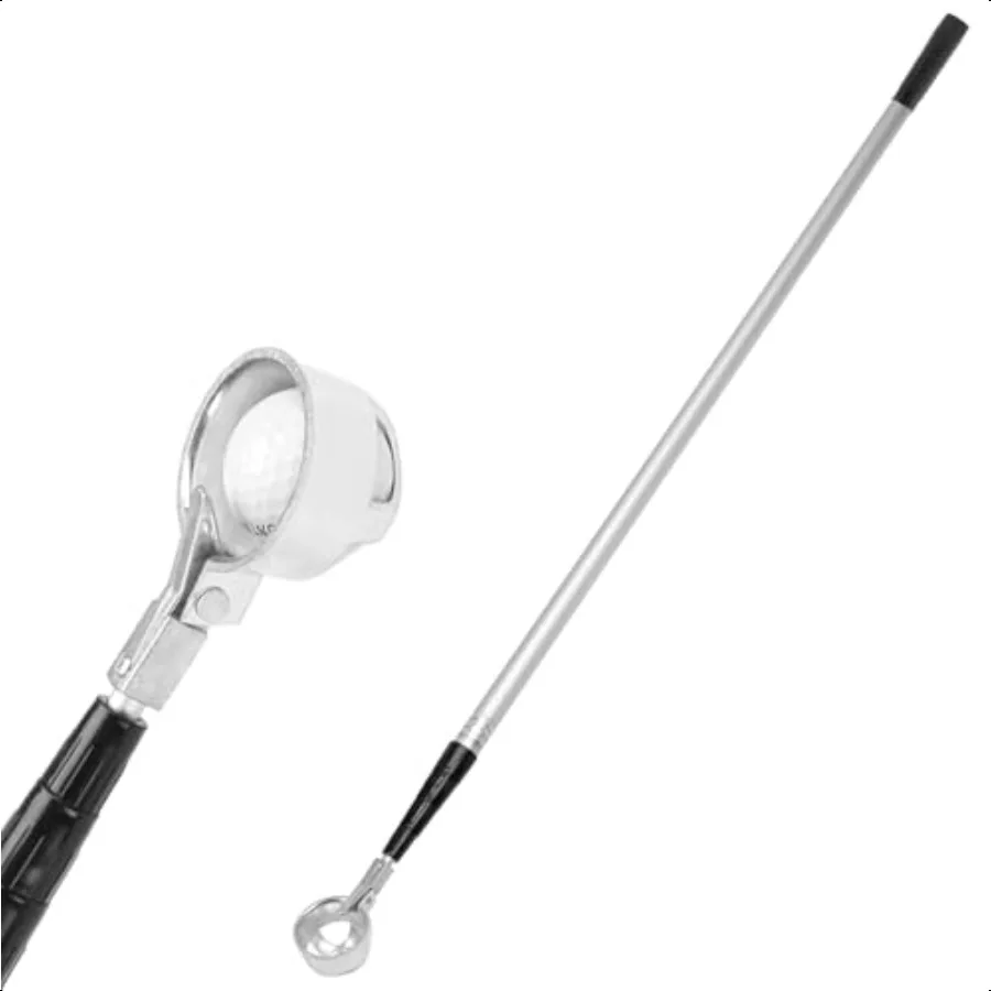 

Golf Ball Retriever 18ft Aluminum Alloy Golf Ball Retriever Telescopic for Water Golf Ball Picker Grabber Golf Accories Golf Gi