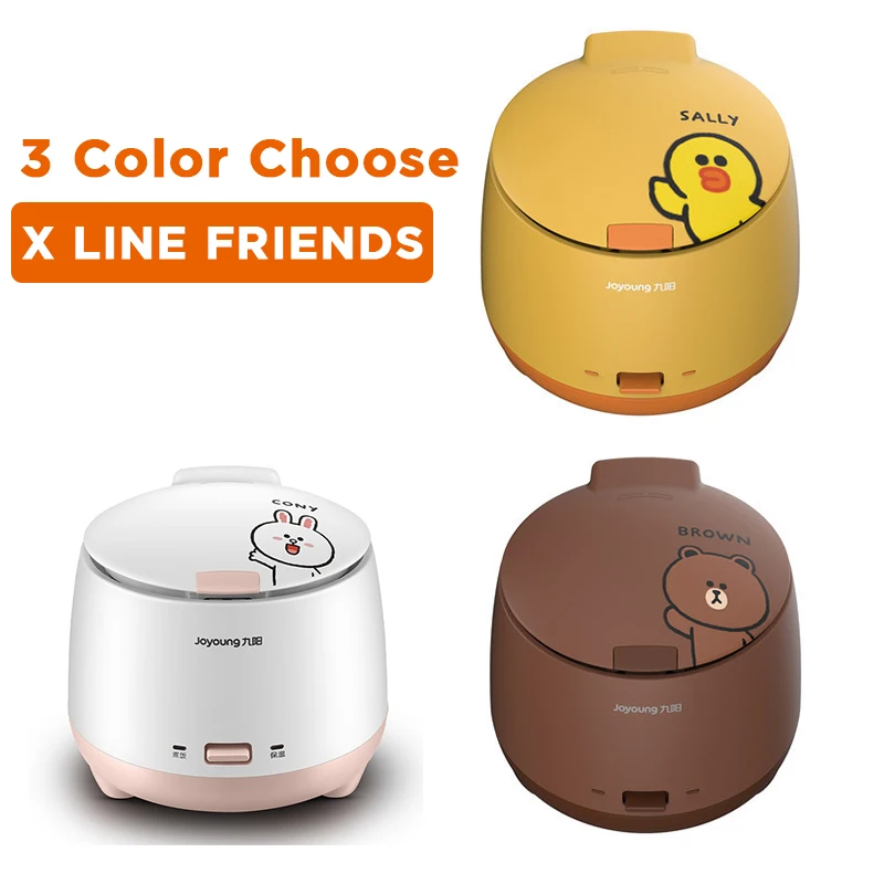 Joyoung 1.5L electric boiler pressure cooker rice mini rice cooker with non-stick coating liner 3 colors available yellow duck