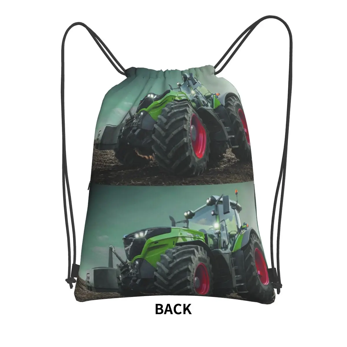 Farming Tractor Fendt Backpacks Fashion Drawstring Bags Sports Bag Book Bags for Travel School