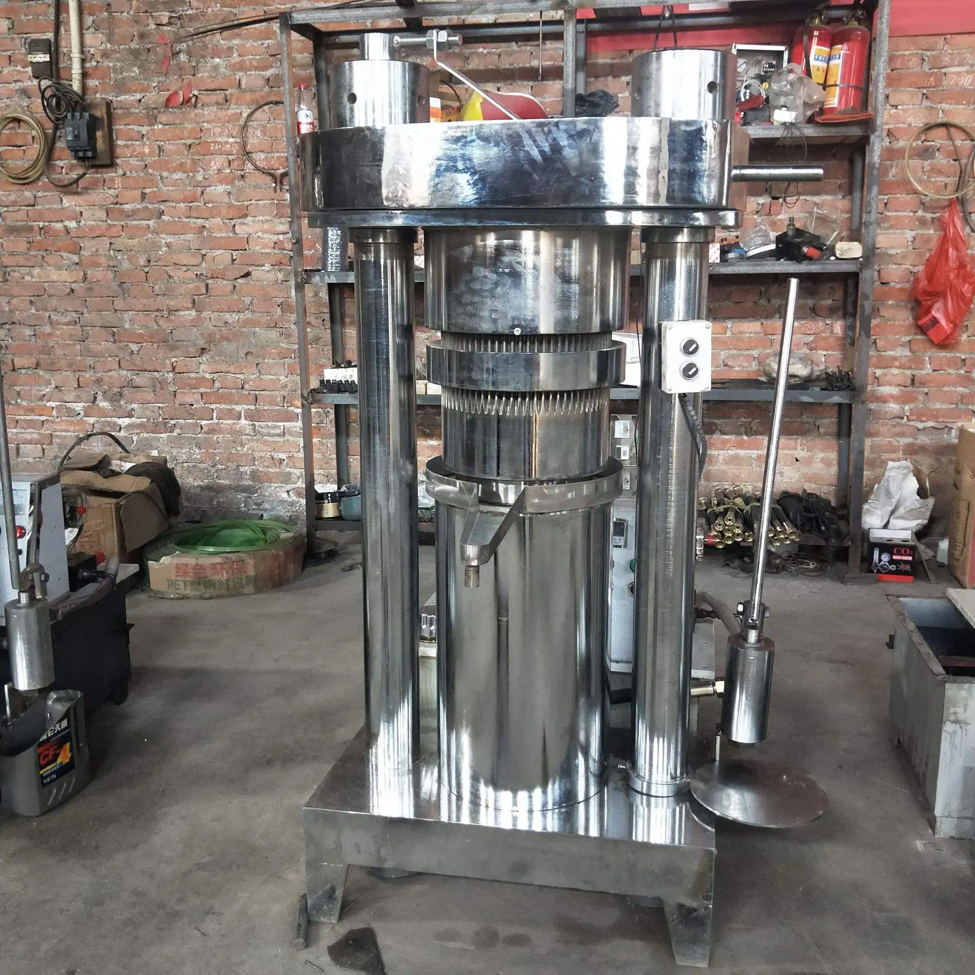 Commercial Automatic Hydraulic Oil Press For Olive Soybean & Vegetable Oil Processing For Sesame Oil Pressing
