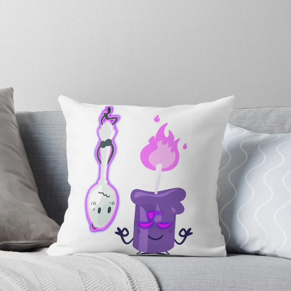 

Silver Spoon and Candle (Inanimate Insanity) Throw Pillow Cushions For Children Sofa Decorative Covers pillow