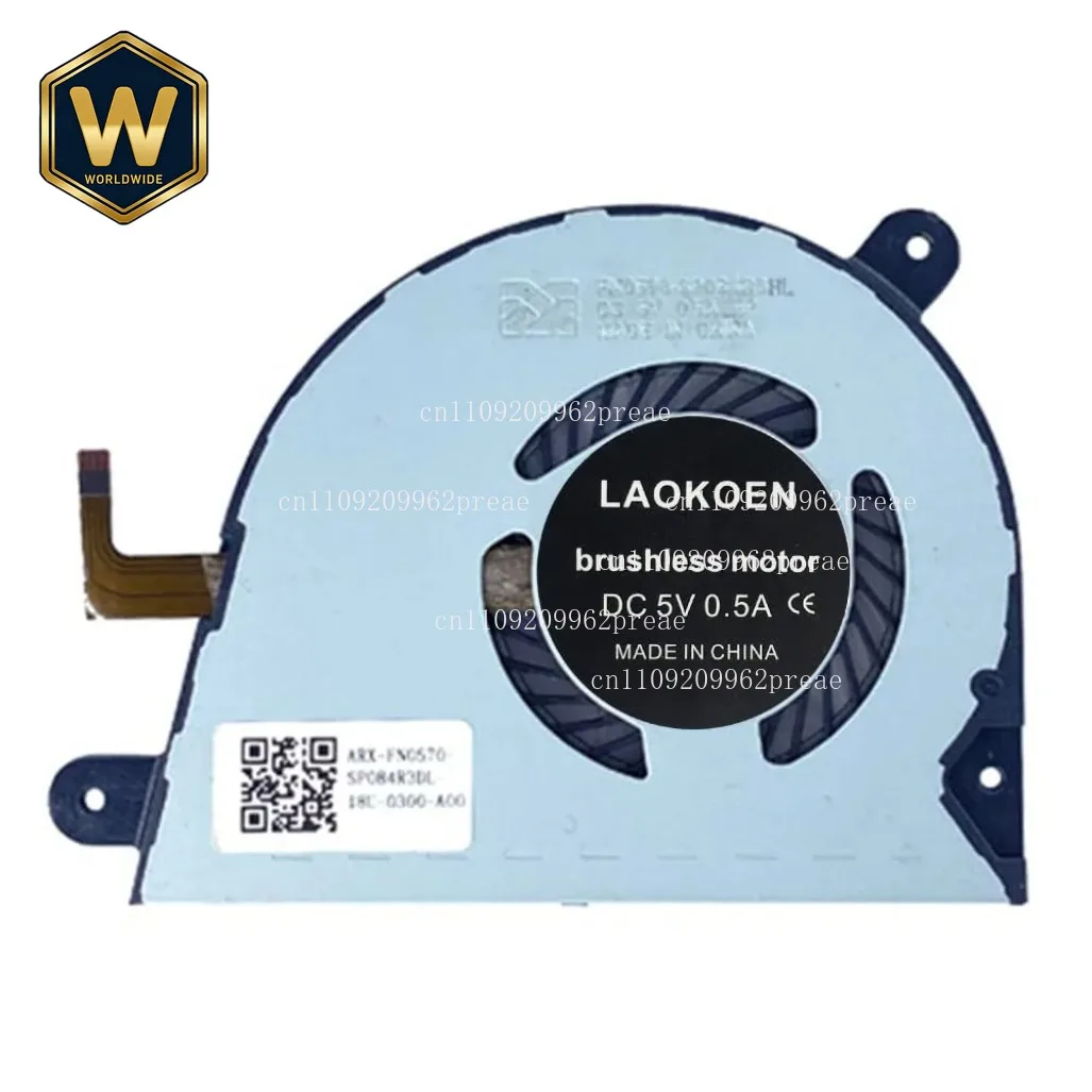 S Cooling Fan for Razer Blade Stealth RZ09-0196/RZ09-01962E12/RZ09-01963E32/RZ09-0168 Series - FN0570-SP084R3BL DC 5V 0.5A