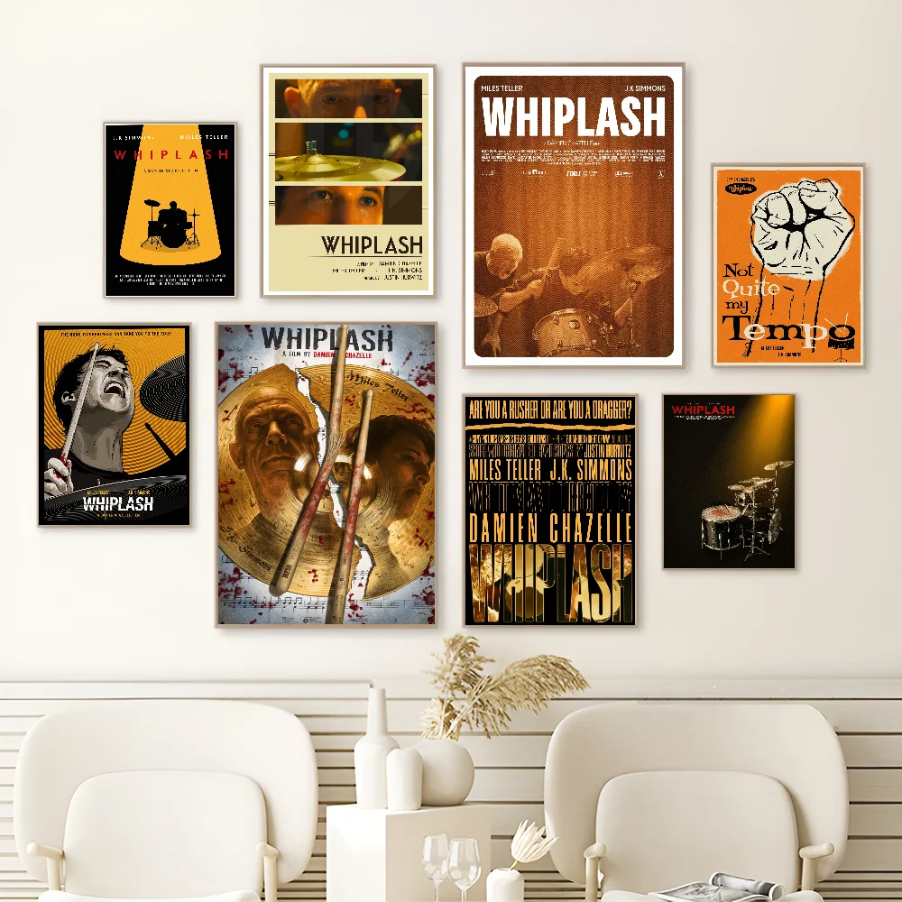 Film Classic Whiplash Classic Vintage Posters Decoracion Painting Wall Art White Kraft Paper Kawaii Room Decor