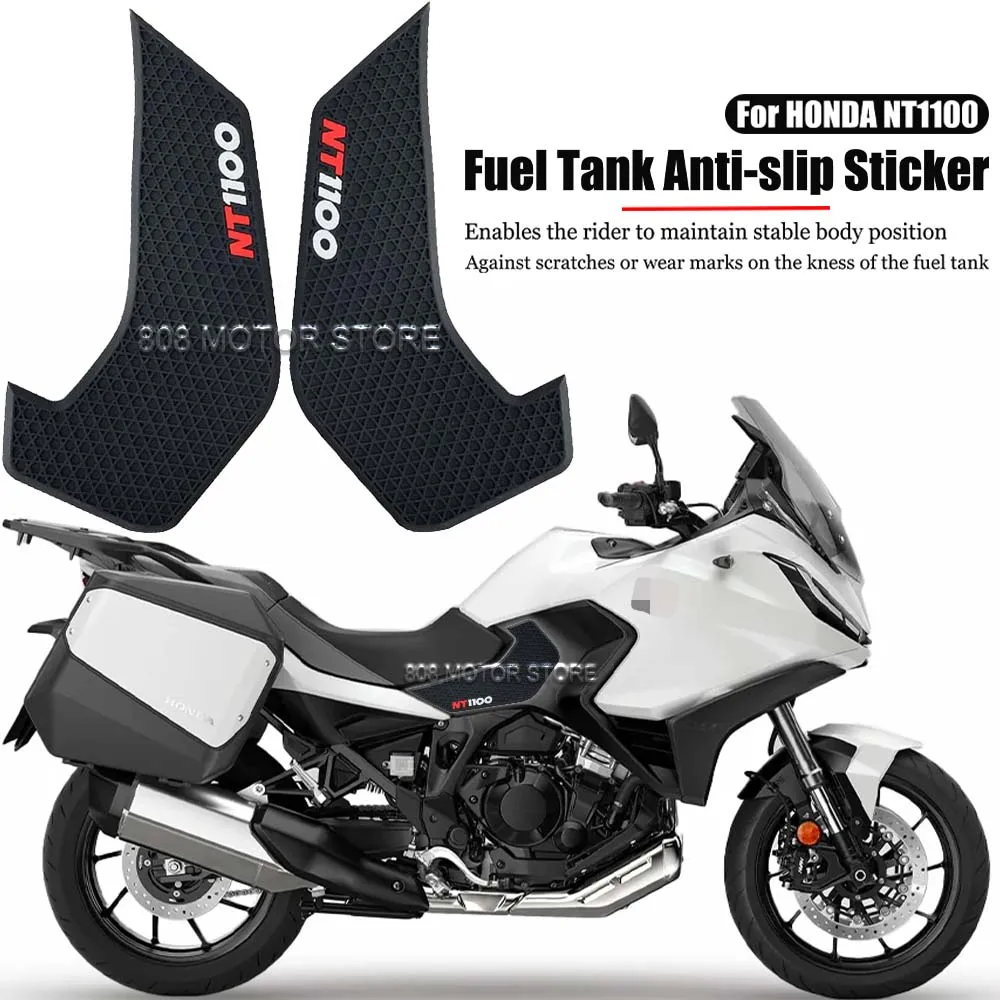 

For Honda NT1100 nt1100 Motorcycle Accessories Fuel Tank Pad Protector Sticker Side Anti Slip Protection Pad Knee Grip