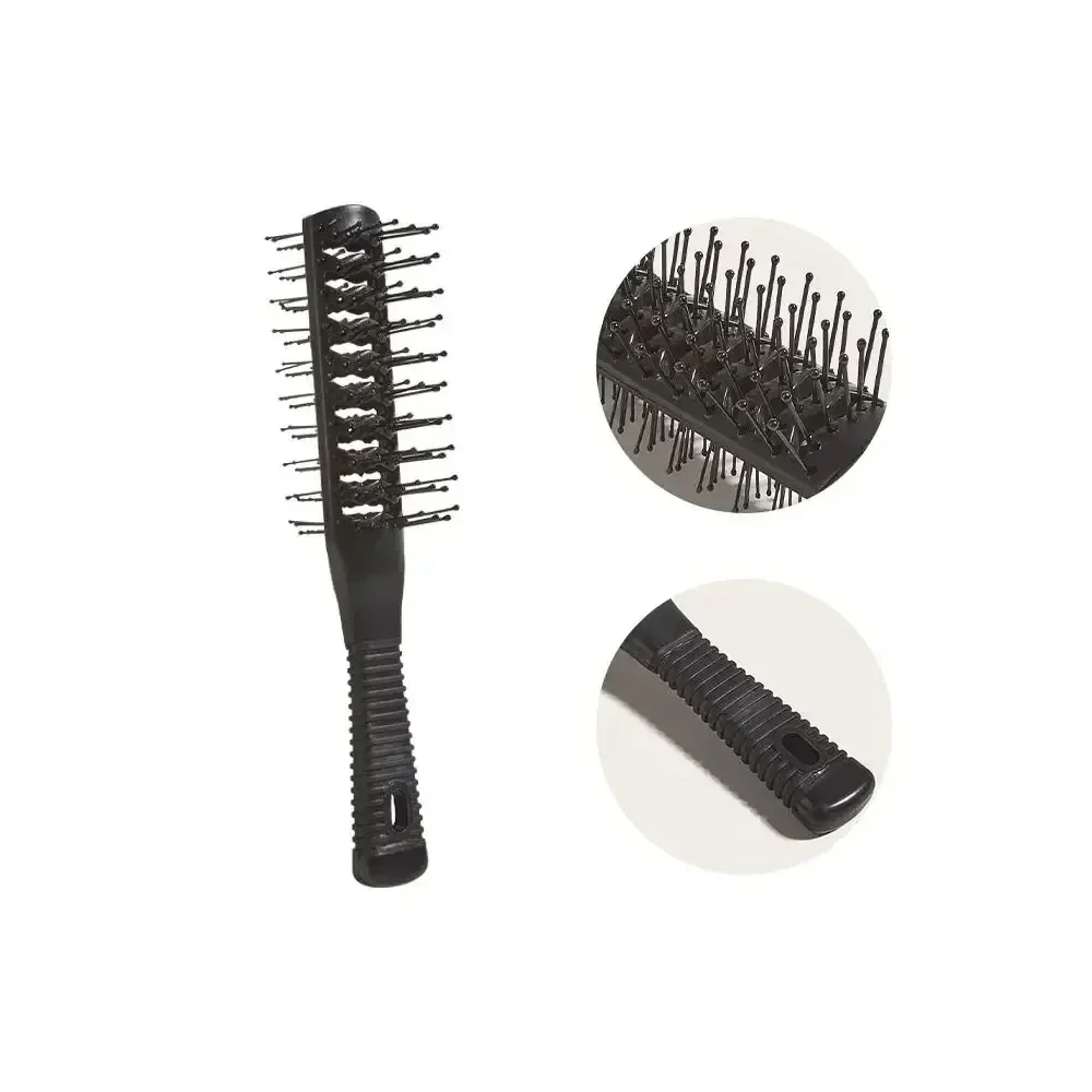 1 قطعة تصفيف الشعر وفك تشابك الأسنان واسعة مكافحة فقدان أمشاط تصفيف الشعر فرشاة برو صالون ضعف الجانب تدليك مشط مكافحة تشابك فرش