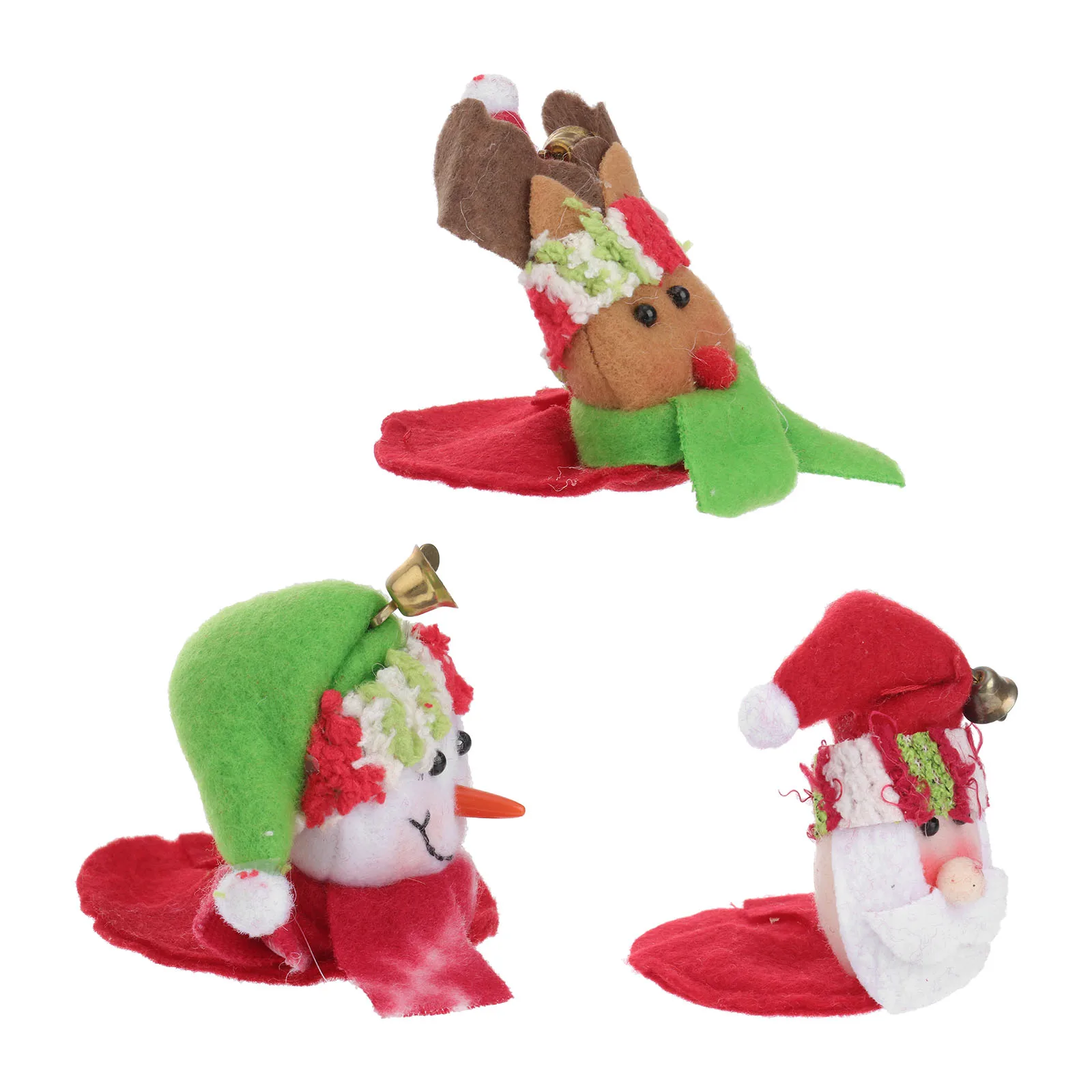 

3 PCS Christmas Cup Mat Goblet Pad Coasters Red Wine Coffee Drink Table Placemat