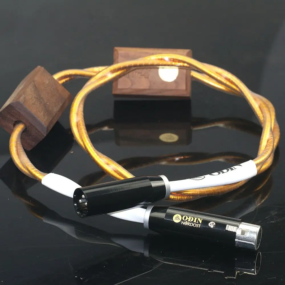 Nordost Gold Odin 110 Ω XLR Cable Coaxial Equilibrado Cable de Micrófono Cable Digital Cable de Audio AES/EBU