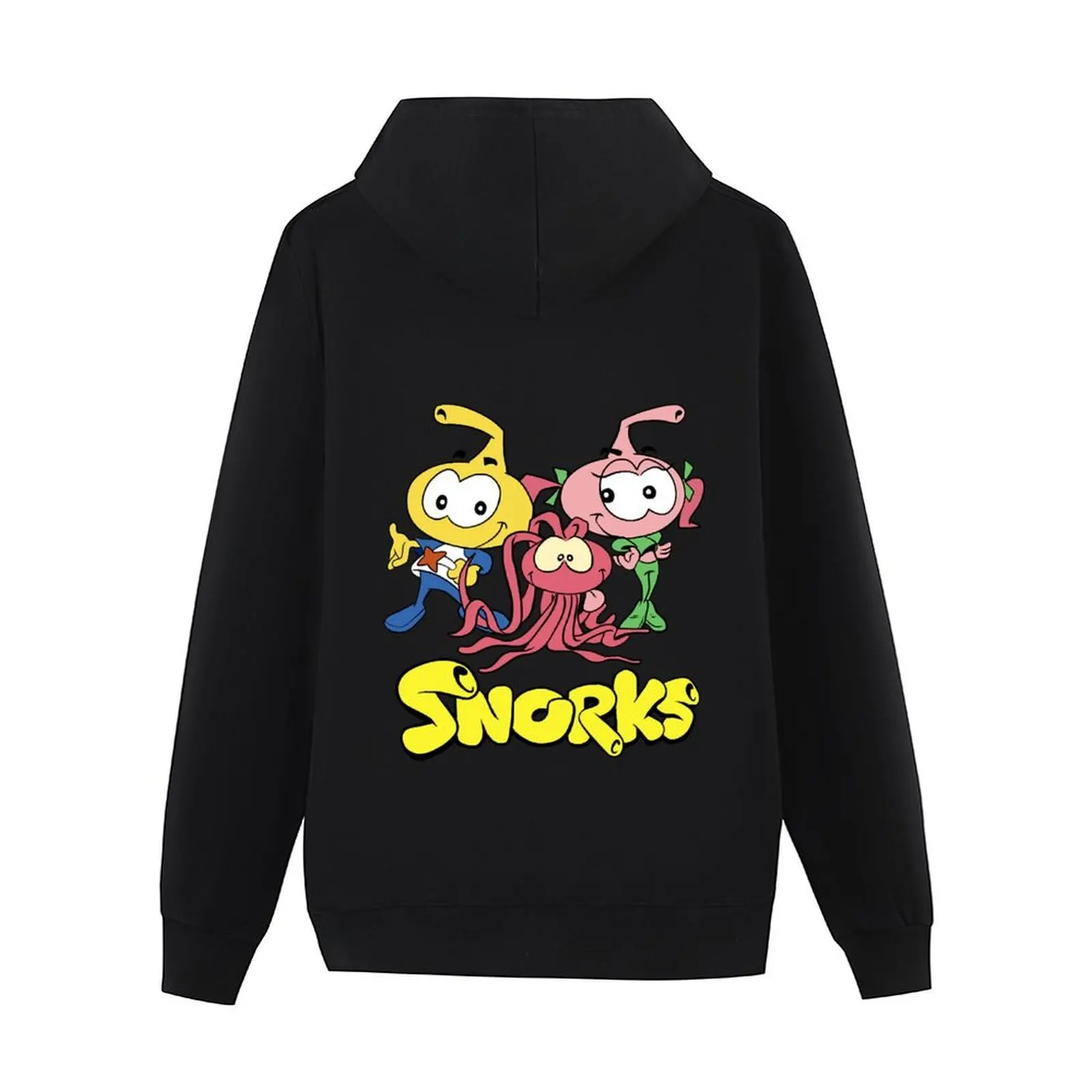 معطف رجالي بغطاء للرأس من Snorks ملابس رجالية على الطراز الكوري ملابس جمالية جديدة في هوديس وقميص من النوع الثقيل
