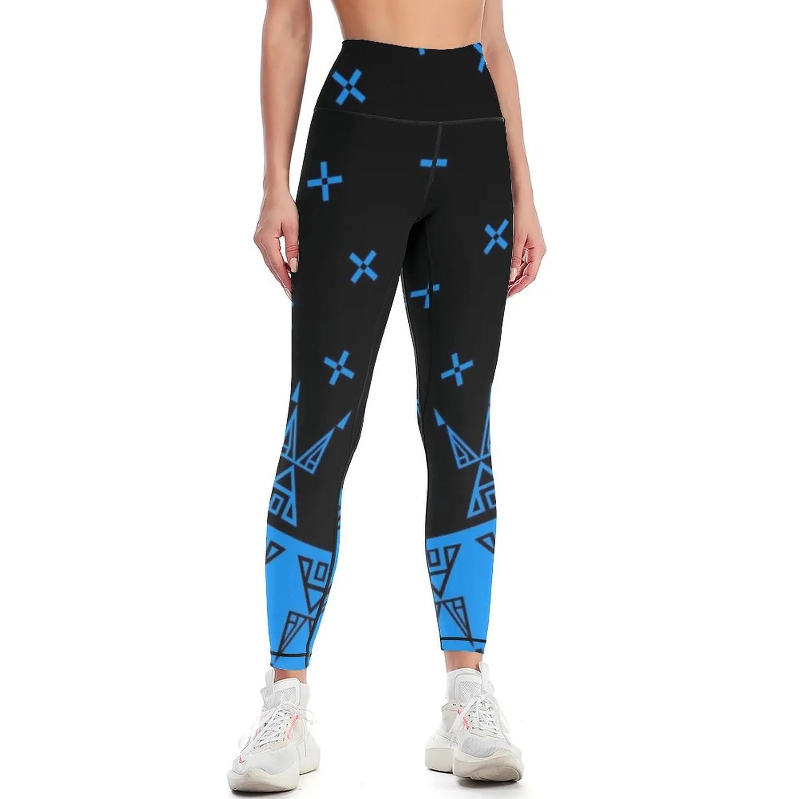 

Night Stars (Blue/Black) Leggings Sports pants for sportswear gym flared leggins push up woman Womens Leggings