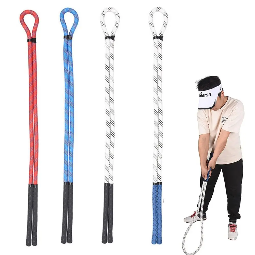 Reusable Golf Swing Training Aid Lagging Rhythm Improve Swing Speed Golf Swing Practice Rope Arm Strength Anti-slip Handle