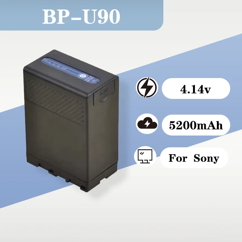 

High Quality BP-U60 4.14V 5200mAh Battery Compatible With Sony PMW-100 PMW-15 Camcorder