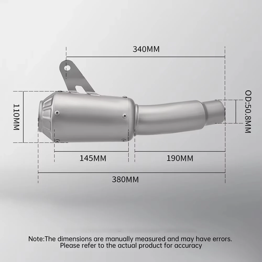 Slip on For ZX 6R ZX6R zx636 2024-2025 Exhaust Modify Middle Link Pipe Stainless Steel Racing Line 51mm