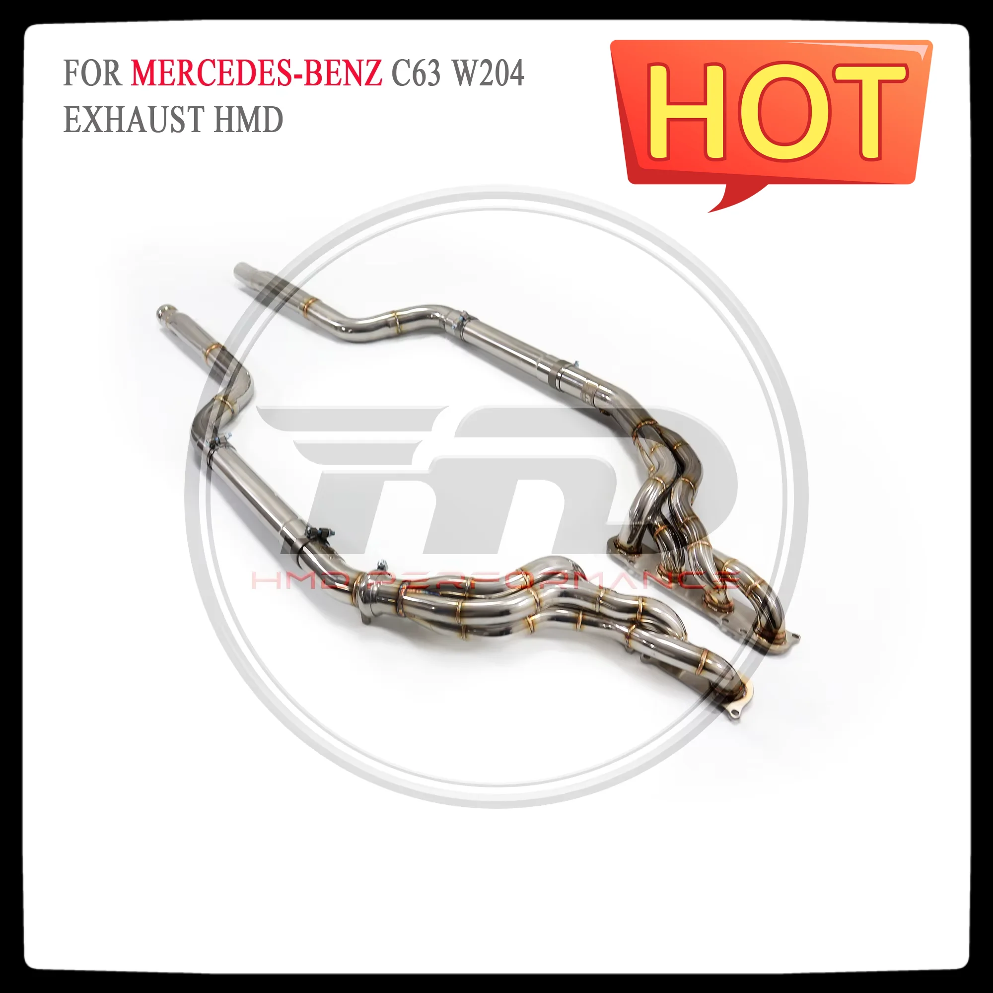 HMD Exhaust System Stainless Steel Performance Downpipe for Mercedes Benz C63 W204 6.2L