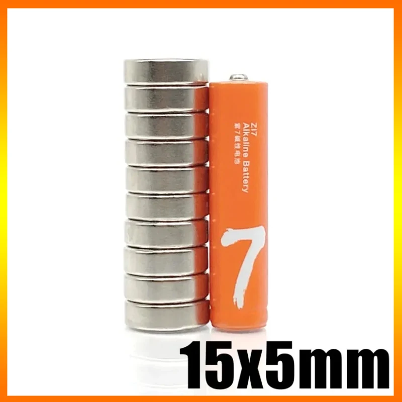 15x5mm Magnet 5/10/20/50/200pcs Round Shape Fridge Office Whiteboard Refrigerator Fridge Garage Tool 15*5mm Accessory