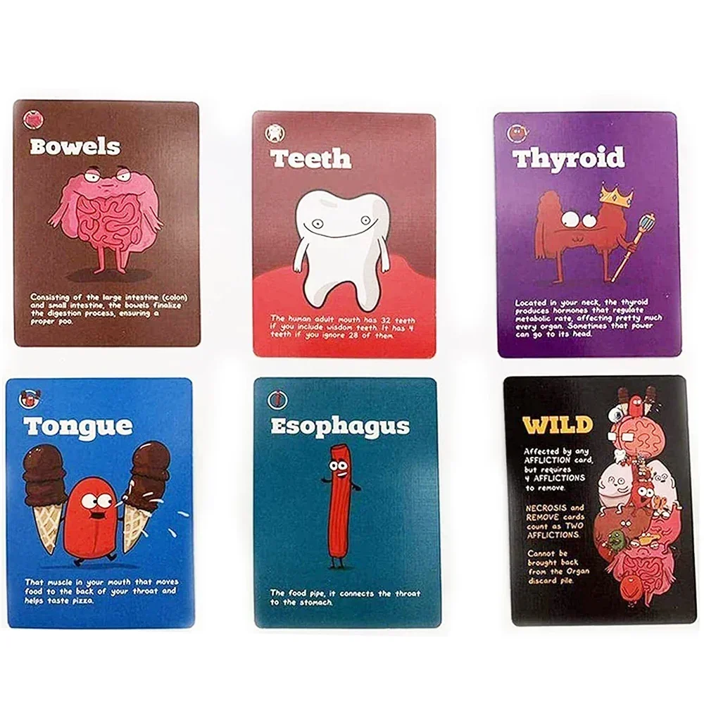 Organ Attack! Tabletop Card Game - Pop Bunny Board games