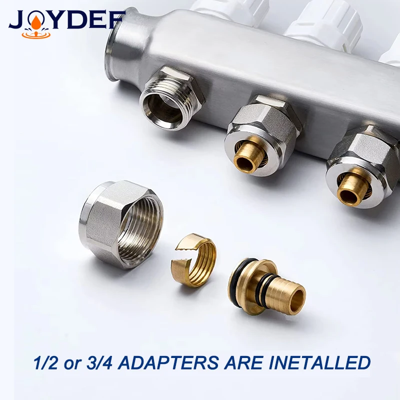 1/2インチ、3/4インチ　床暖房マニホールドキット用アクセサリー