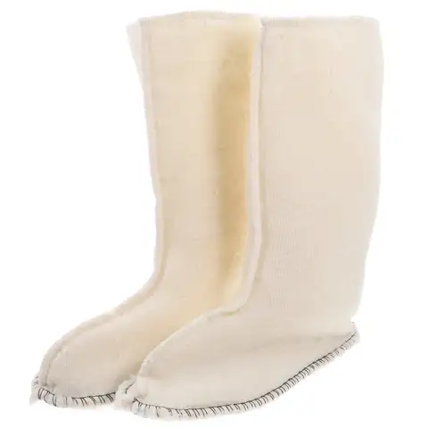1 par de forros para botas desmontables con forro grueso para botas de lluvia de invierno, calcetines térmicos impermeables para hombres y mujeres, cálidos y cómodos para el frío