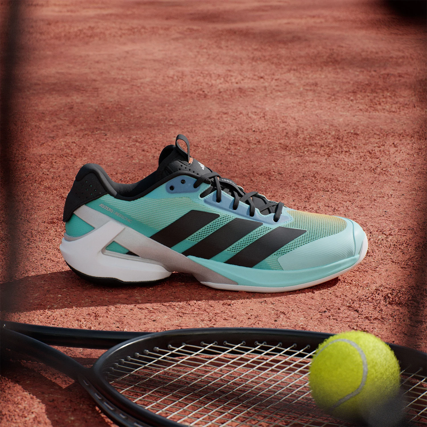 Adidas genuine spring men's mesh breathable lace up sports tennis shoes JR1735