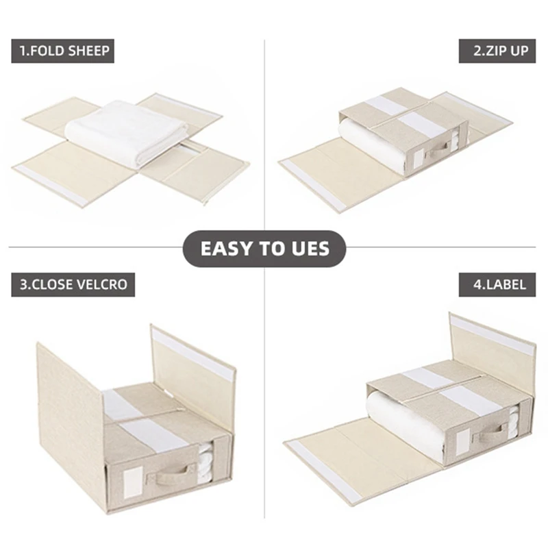 Bettlaken Aufbewahrung sbox Kleidungs blatt Veranstalter Kleider schrank Decke Stepp decke Aufbewahrung sbox