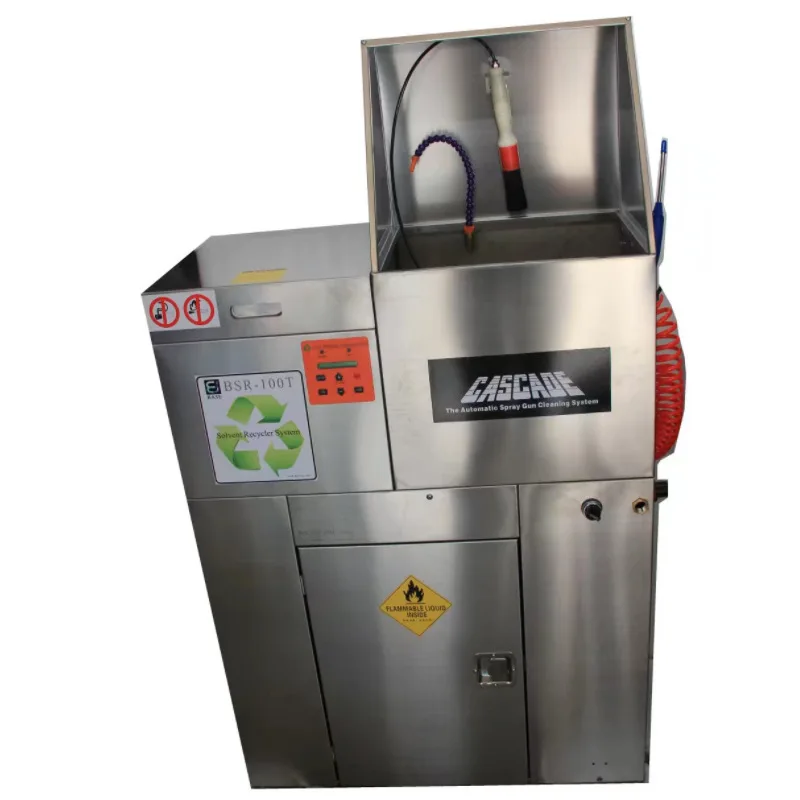 BSC-100-20M steel explosion-proof double-function solvent recovery machine, spray gun cleaning machine integrated machine