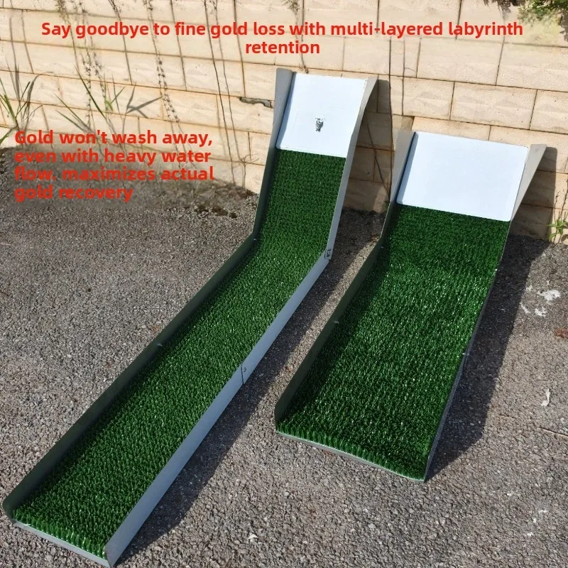 Foldable Portable Non Powered Gold Sluice Box Small Outdoor Single Person Gold Prospecting Recovery Equipment