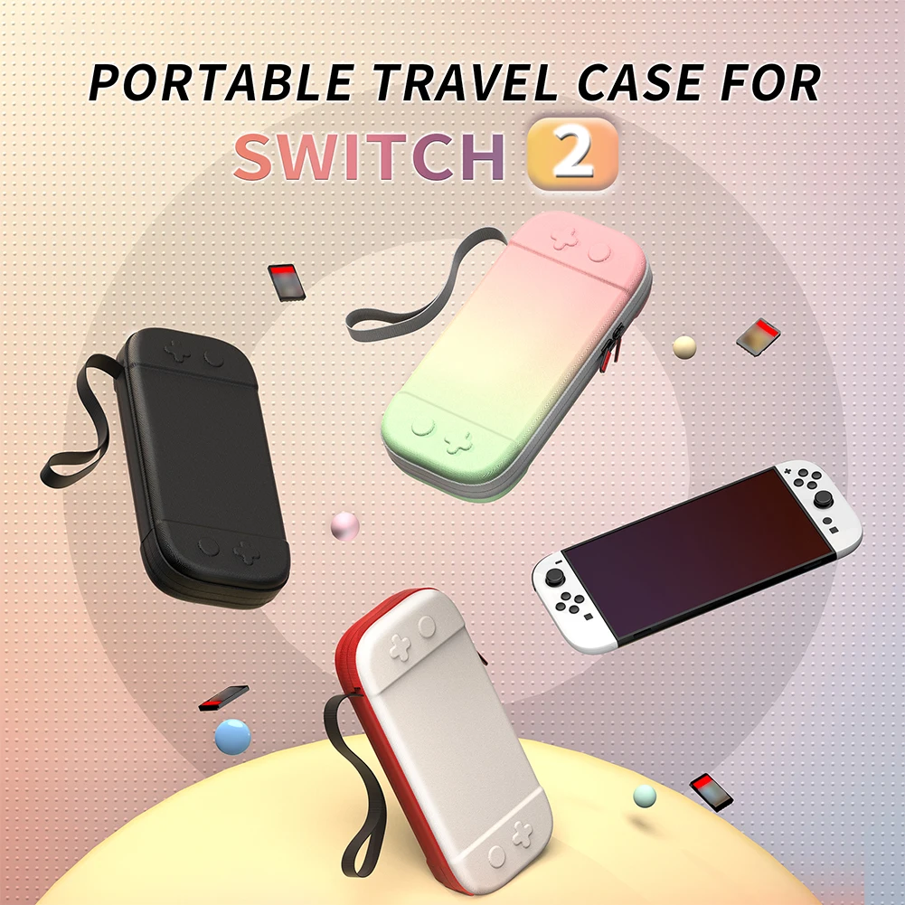 Чехол для переноски игровой консоли Switch 2, портативная сумка для хранения, защитный дорожный чехол с защитой от царапин, сумка для хранения