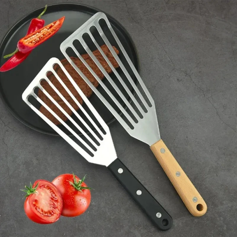 ABRE-Steak Spatula Multifunctional Kitchen Spatula, Frying Pan Gadget, Kitchen Utensils, Cooking Accessories