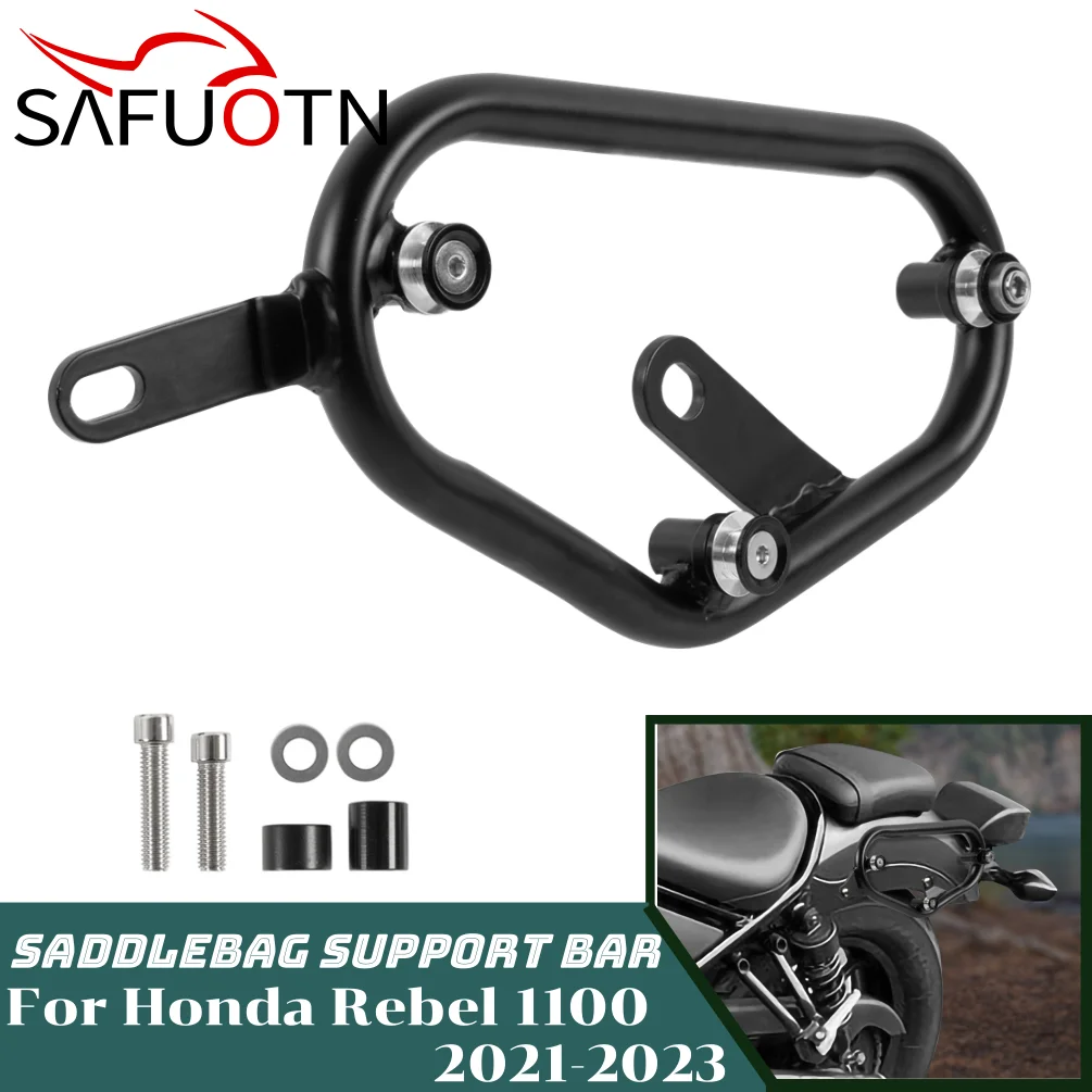 CM1100 CMX1100 Saddlebag Support Bracket for Honda Rebel CM CMX 1100 2021-2024 Motorcycle Side Mount Holder Bags Luggage Rack