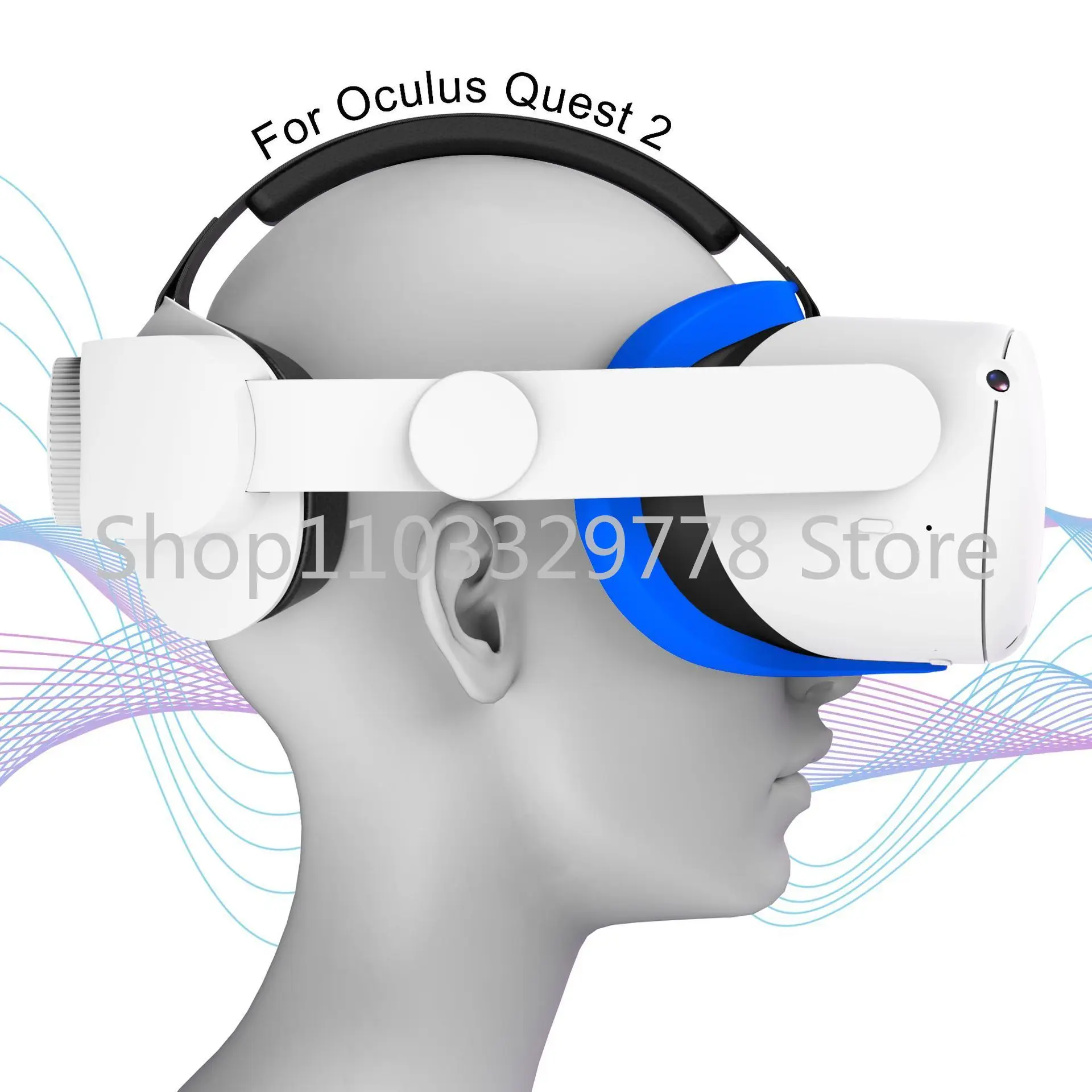 Oculus Quest2 Face Mask VR Glasses Silica Gel Pad Anti-Sweat Anti-Fouling Eye Mask VR Smart Accessories Origin Supply